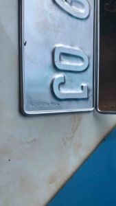 Plat Nomor Mobil Standar