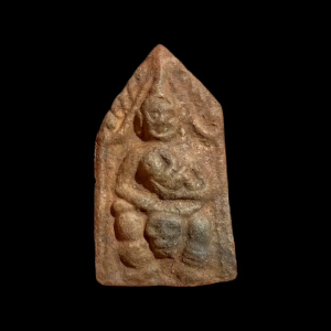 ขุนแผนโหงพราย หลวงพ่อกวย วัดโฆสิตาราม เนื้อดิน สภาพเดิม สวยมากมีหน้ามีตา #4177