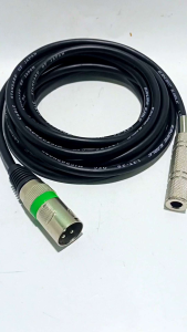 KABEL AUDIO EXTENSION SAMBUNGAN MICROPHONE AKAI 6.5MM MONO FEMALE TO XLR XLR MALE MURAH BERKUALITAS