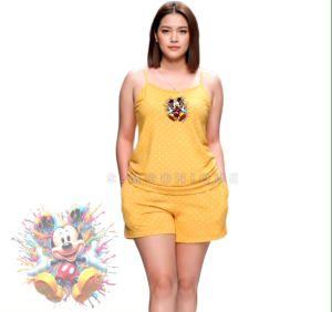 TERNO POLKA SANDO SHORT HIGH QUALITY  COTTON SPANDEX  FIT M-XL