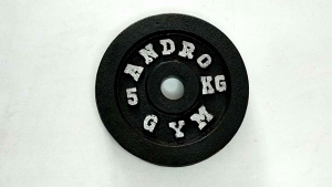 Ready Stock Plat Barbell Dumbell Besi 5kg Anti Pecah Bisa COD