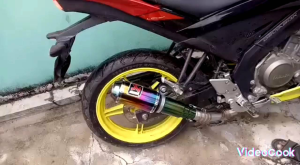Knalpot Akrapovic Gp Lorenzo Fullset Vixion R15 Gsx Cbr cb150r sonic mx Satria supra gtr Byson dll