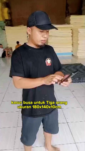 Kasur Busa Muat Tiga Orang Ukuran P180xL140xL10cm