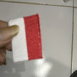 BET/BED/BEDGE BENDERA MERAH PUTIH BORDIR
