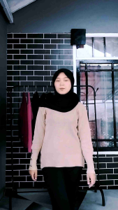 Atasan Rajut Wanita: Pakaian Style Remaja Dewasa Cardy Outer Sweater Oblong Kekinian
