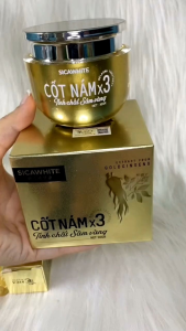 [TẶNG 1 NẠ DƯỠNG DA] Tặng Kèm Serum Nám 5ml Kem Cốt Nám X3 Sâm Vàng Sica White 30gr Hỗ Trợ Dùng Cho Da NámTàn Nhang