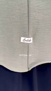 Khumaira Khimar Instan Crinkle - Hijab Praktis Stylish Nyaman dan Mudah - Khimar Instan Oval Jumbo Syari Crinkle Airflow Antika non pet | Jilbab bergo instan oval