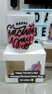 Teachers day gift idea - teachers day mug
