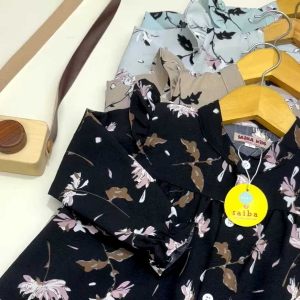 Tuniq Anak Cringkle Motif Bunga Lucu 1-5 Tahun Termurah [SAIBAKIDS] / Dress anak Perempuan