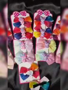 (1 PASANG) JEPIT RAMBUT SANRIO / JEPIT RAMBUT PITA PELANGI / JEPIT RAMBUT ANAK KARAKTER LUCU / SANRIO RAINBOW HAIRPIN / GH7525