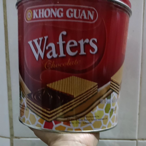 Khong Guan Wafer Chocolate 600gram/Khong Guan Wafer Kaleng