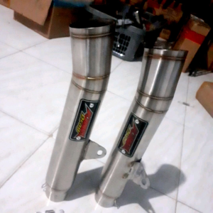 Knalpot Kou Mahachai Saringan bor / Silencer saja / Ready inlet 38 50 61