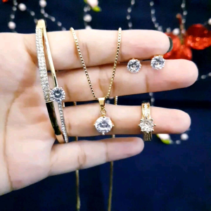 Xuping Set Perhiasan Wanita Gold Permata Xds111