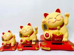 Lucky Cat (Vàng) – Mèo thần tài may mắn sử dụng năng lượng mặt trời