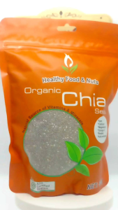 Hạt chia hữu cơ màu cam hông Healthy Nuts And Seeds Organic 500g của Úc