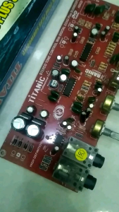 kit Rangkaian modul tone control subwoofer dilengkapi dengan Mic  Dan Echo