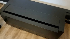 AUTO-RETRACTABLE LASER TV CABINET | OMNISCREEN AUTOMATED MOTORISED SLIDING PROJECTOR CABINET FOR UST PROJECTOR
