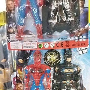 Avenger Spider-Man Betmen 1 set 2 pcs