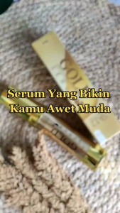 Gold Serum SR12 Serum Pencerah Wajah Antiaging Serum Glowing BPOM 20 ml