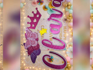 11-Inch Glittered Backdrop Letter Cutouts – Cursive or Bold Style