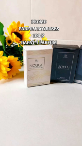 PROMO PAKET HEMAT DAPAT 4 BOTOL PARFUM BOYROSES MEN SERIES ISI 50 ML PRIA COWOK SEGAR TAHAN LAMA ( Dhill blues-Aqua men-Soveg- Nouge)