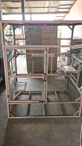 กรงสัตว์เลี้ยงขนาดใหญ่พื้นโล่ง 150*120*120ซม.