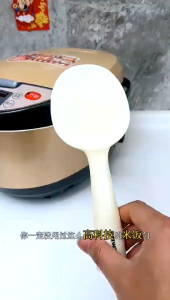 Hanging & Stand Rice Spoon With Hanger Suction Cup