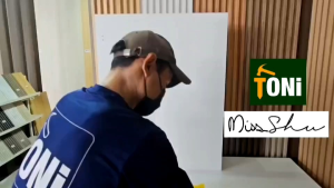 คลิปติดแผ่น WPC บนผนัง