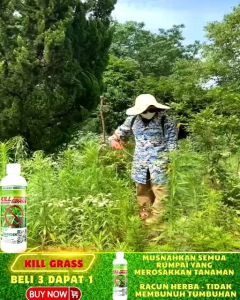 BELI 3 GRATIS 1 KILL GRASS HERBISIDA BILOGIS - Pembasmi gulma original tanpa merusak tanaman