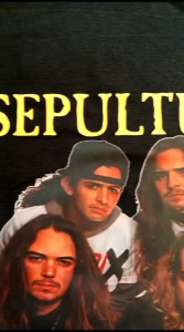 Kaos Band SEPULTURA & Kaos Distro Dewasa Metal Rock Premium Tebal 24s