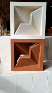 Motif Roster Beton Minimalis Pesawat Anti Tampias 2 Muka