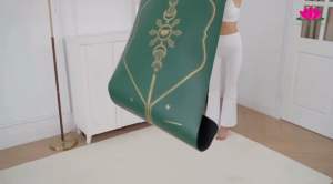 Thảm tập yoga cao su MOON [TẶNG TÚI THẢM] chính hãng Louis yoga định tuyến - Chất liệu cao su chống trơn trượt