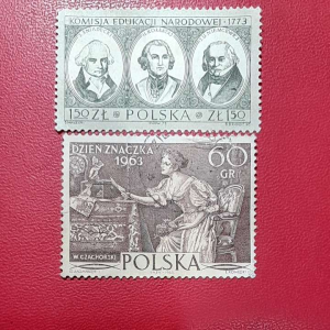 Prangko Polandia Kuno 2 Pcs USED