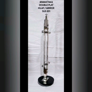 TIANG RAILING DOUBLE PLAT/SUS 201/SUS304/KILAP/MIRROR/DOFF/HAIRLINE/PLAT DOUBLE LURUS/KACA/RAILINGTANGGA