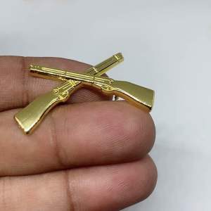 Cross Rifle Pin Collar Pin | CAT | COCC