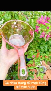 Gáo Múc Nước Bằng Nhựa Trong Suốt - ca múc múc nước cán dài nhựa Cao Cấp - gia dụng Nari