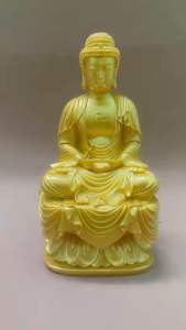 Tượng phật A Di Đà vàng 19 cm