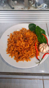 Makaroni Cikruh Makaroni kriuk Kemasan Pouch pedas daun jeruk Cikruh enak gurih bumbu melimpah