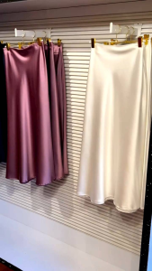 Rok Satin silk premium - Satin Long Skirt - Rok Satin Silk Premium Original 100% by.moonique