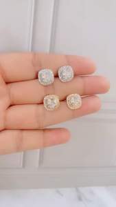 Anting Tusuk Permata Diamond Wanita Fashion CXB02122302