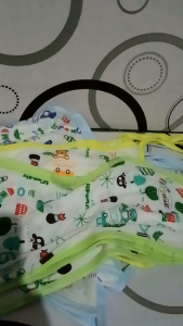 popok bayi kain katun & kain handuk 12 pcs / popok handuk bayi tebal & lembut