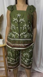 LUCY PLUS SIZE (UPTO 2XL) BUTTERFLY TOKONG TERNO WITH TWO POCKETS