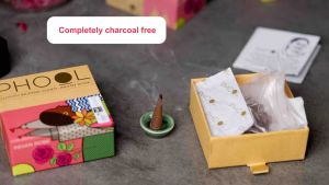 กำยานอินเดียออแกนิค PHOOL NATURAL INCENSE CONES