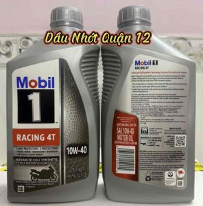 Mobil Mỹ - Nhớt Mobil 1 Racing 4T 10W-40 API SN Jaso MA/MA2 946ml Made in USA 🇺🇸