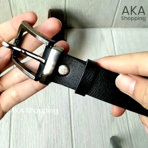 GESPER POLOS KULIT | Ikat Pinggang Pria Wanita Universal | Kepala Stainless | Kulit Lebar 28 mm