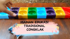 MAINAN EDUKASI TRADISIONAL CONGKLAK TELUR PELANGI