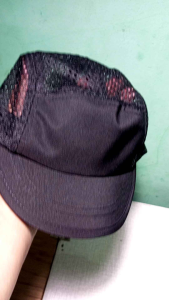 topi jaring hitam outdoor Dewasa