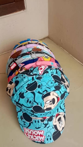 topi baseball anak/ character/ motif miki mouse//prin terbaru