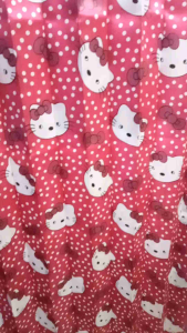 Gorden Kalakter Satin Model Plisket Kawat