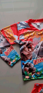 (U2404) ชุดเด็ก ชุดเซ็ทหมูเด้ง (จำนวนจำกัด) แขนยาวขายาว ผ้าทัน ผ้าไมโคร มี S (รอบอก 23.5") M (รอบอก 26.5")